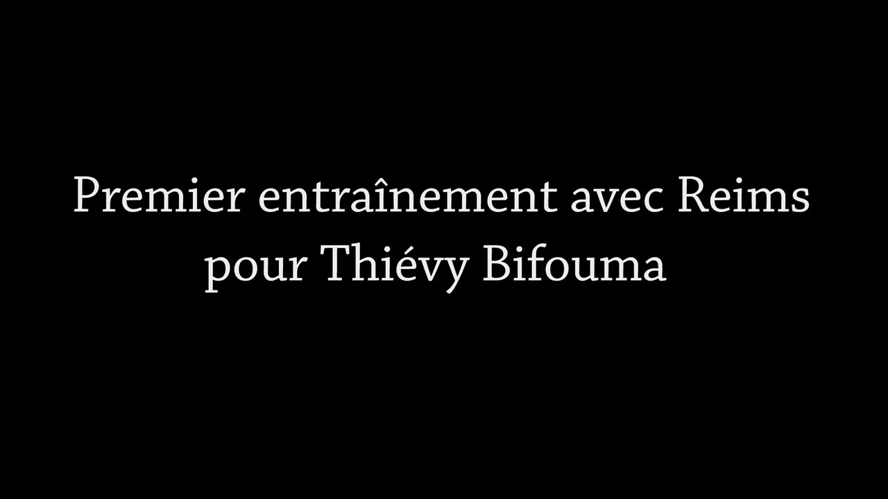 Football : premier entraînement pour Thiévy Bifouma