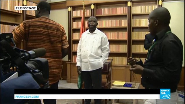 01/28/2016 Ex-Ivorian leader Laurent Gbagbo pleads not guilty to crimes against humanity at ICC