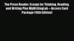 [PDF Download] The Prose Reader: Essays for Thinking Reading and Writing Plus MyWritingLab