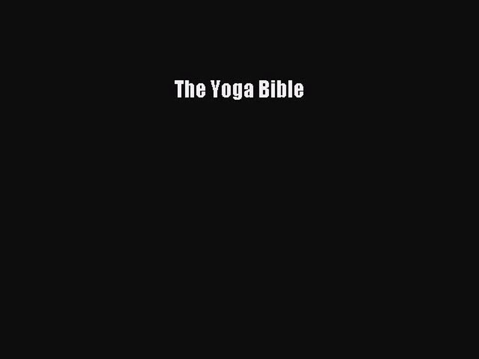 (PDF Download) The Yoga Bible PDF