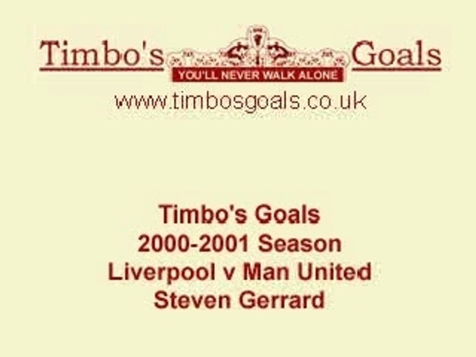 Steven Gerrard - Liverpool - Manchester united