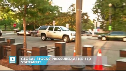 Global Stocks Pressured After Fed Statement