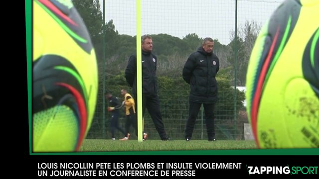 Louis Nicollin pète les plombs et insulte violemment un journaliste en conférence de presse (vidéo)