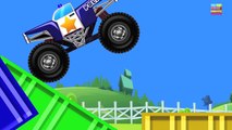 Monster Truck | Truck For Toddlers | Police Monster Truck Stunts