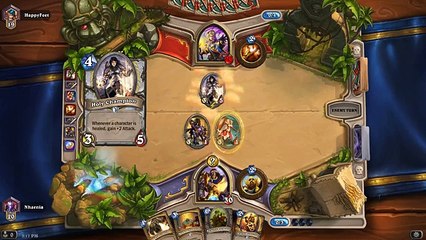 HearthStone Gameplay - Paladin vs Priest 1
