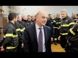 Roma - Il sottosegretario Bocci visita il comando dei Vigili del Fuoco (28.01.16)