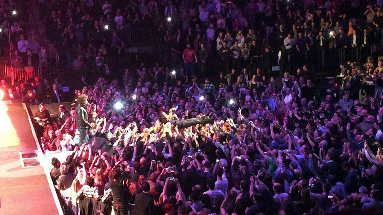 "Hungry Heart" Crowd Surfing
