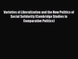 Varieties of Liberalization and the New Politics of Social Solidarity (Cambridge Studies in