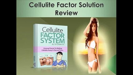Cellulite Factor Solution Review Getting Rid Of Cellulite