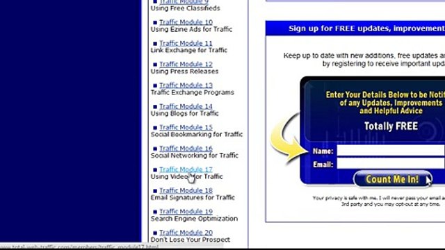GET LOADS OF VISITORS TO YOUR WEBSITE WITH TOTAL WEB TRAFFIC