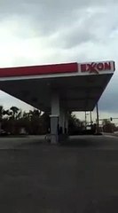 Power of Winds against Gas Station