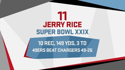 No. 11: Jerry Rice | Top 50 Super Bowl Performances