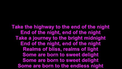 Doors – End Of The Night Lyrics