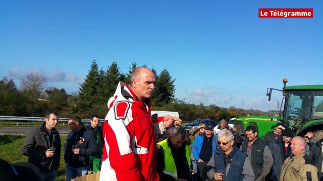 Caudan (56). Au cœur du blocage avec le président de la FDSEA 56