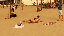 Розыгрыш на пляже ! Prank ! FANNY VIDEO 2016! Прикол