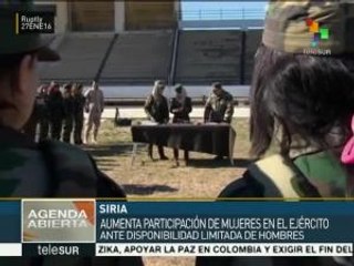 Aumenta la participación de la mujer en el conflicto armado sirio