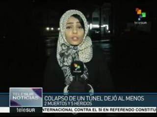 Al menos 2 muertos y cinco heridos tras colapso de túnel en Gaza
