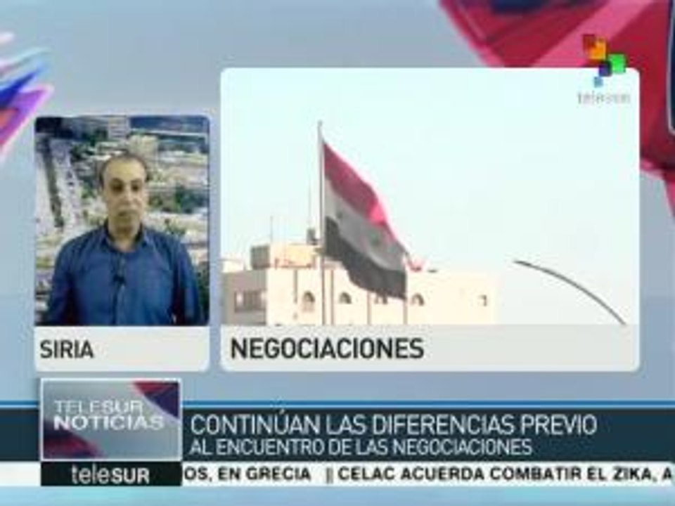 Oposición siria pone condiciones para participar en diálogos de paz