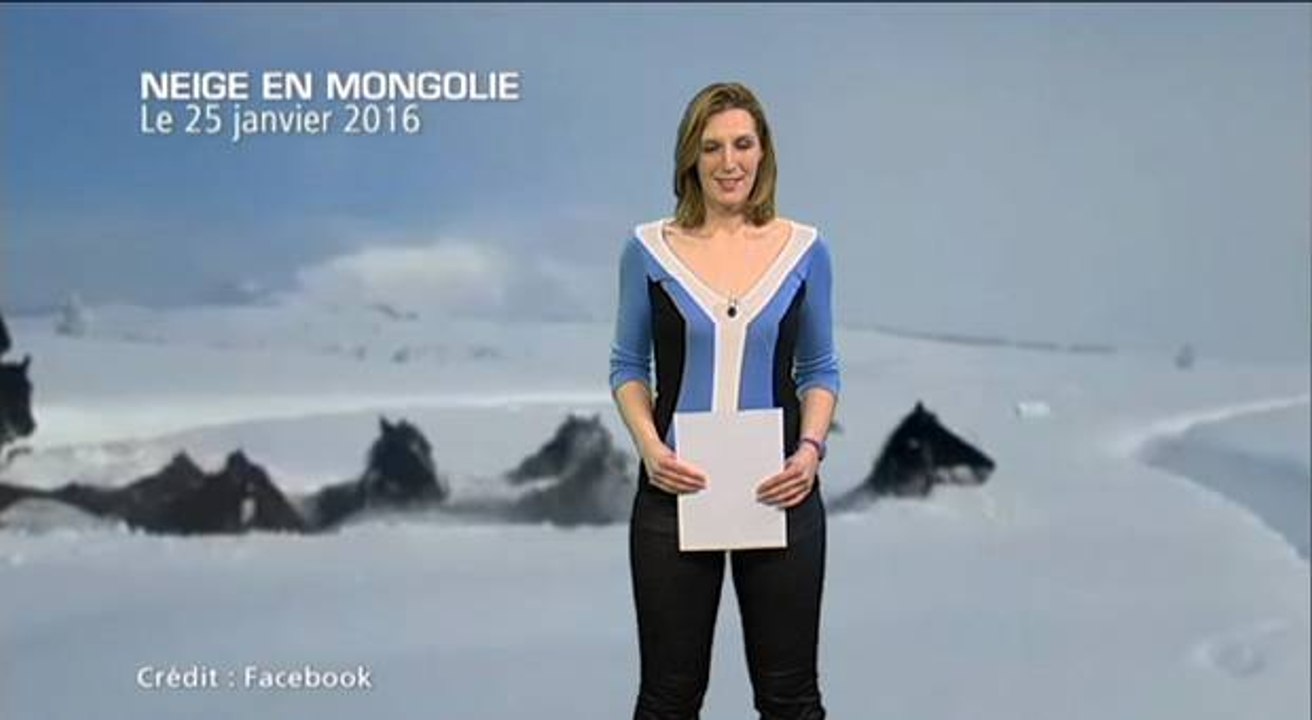 Froid glacial et neige en Asie