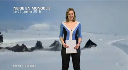 Froid glacial et neige en Asie