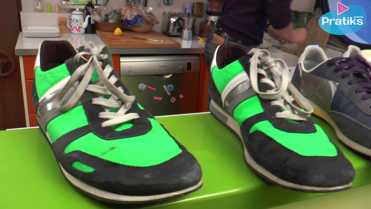 Nettoyer la semelle blanche de ses chaussures de sport - Gaël gagne du temps