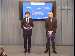 Poseł Krzysztof Brejza - konferencja z 13 stycznia 2016 r.