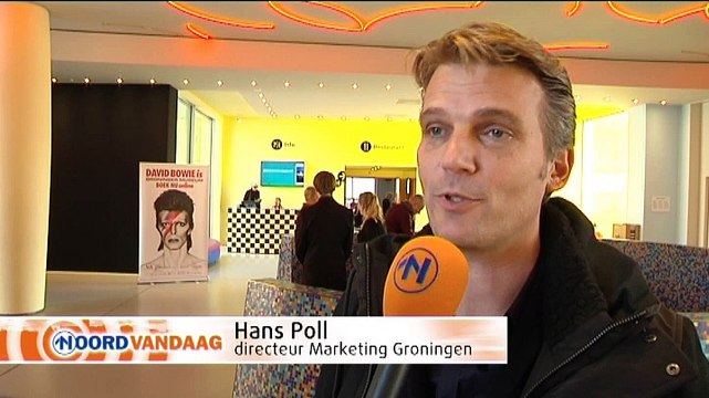 Marketing Groningen: Stad profiteert van Bowie-voorstelling - RTV Noord