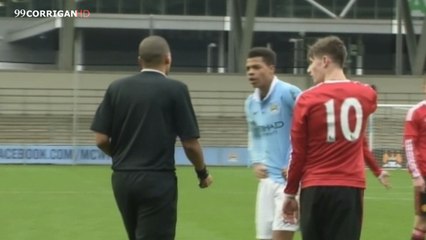 Callum Gribbin vs Manchester City 27/01/2016