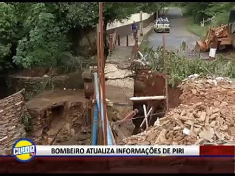 BOMBEIRO ATUALIZA INFORMAÇÕES DE PIRI