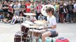 Amazing Girl Drummer Does BIGBANG - Fantastic Baby Street Performance