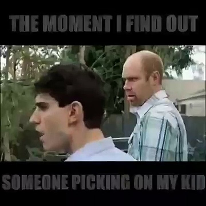 The moment i found out someone picking on my kid