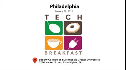 Philadelphia Techbreakfast Thank you video greeting from Inviter.com