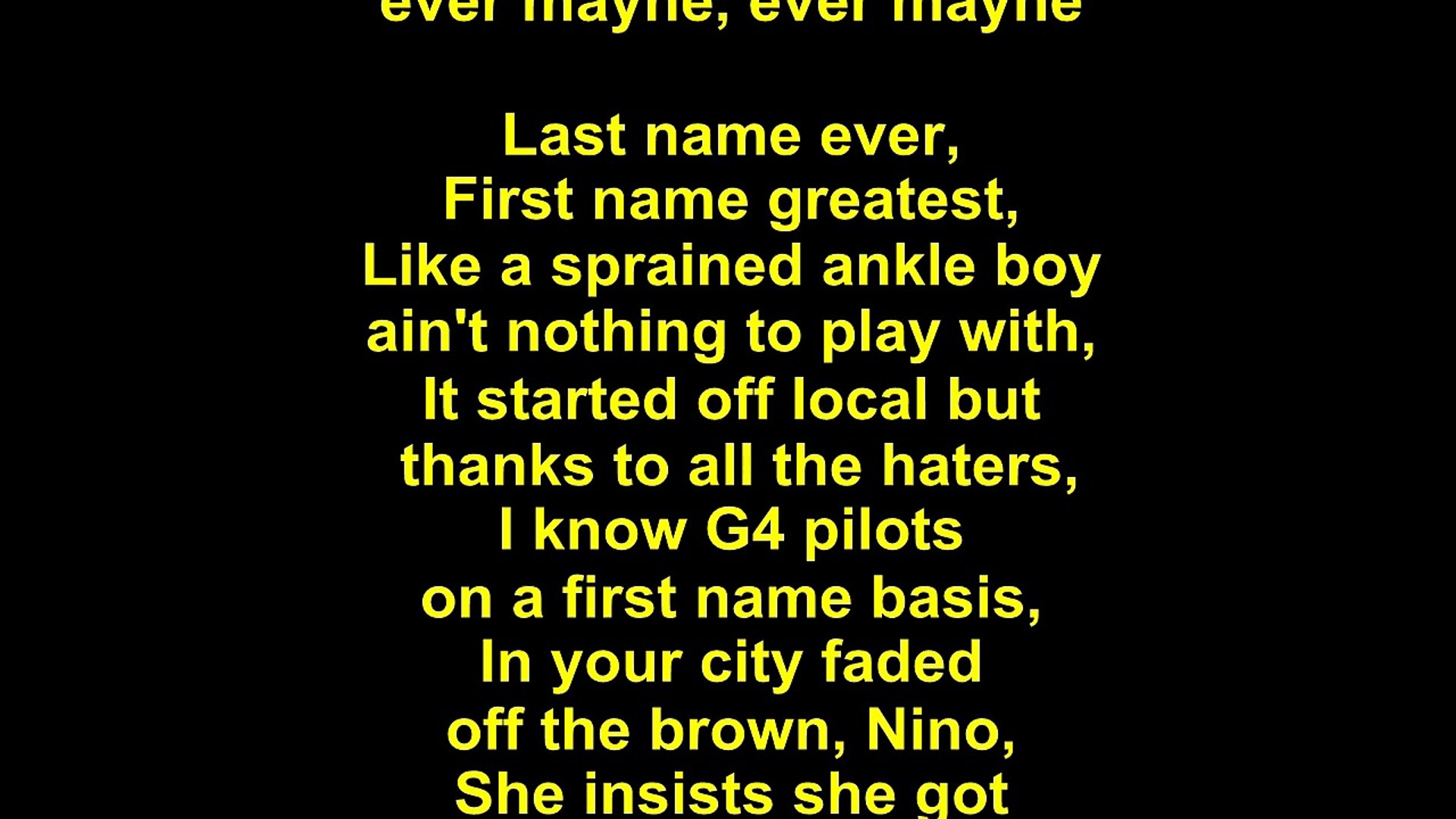 Drake Forever Lyrics Video Dailymotion