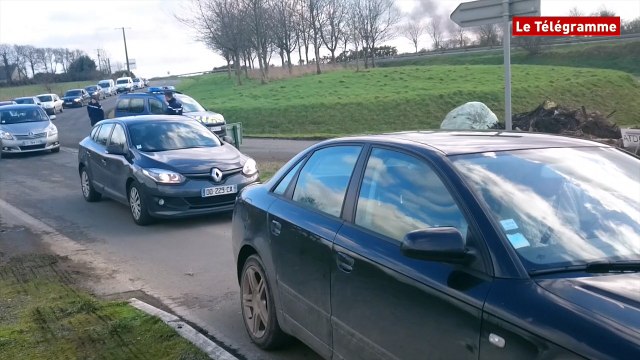 Guingamp. Les grandes manœuvres au rond-point de Kérizac