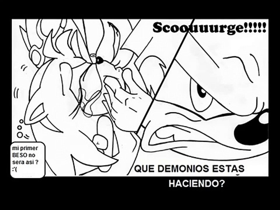 sonic y amy is mine (español) -comic