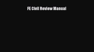 (PDF Download) FE Civil Review Manual PDF