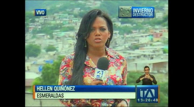 Vía Esmeraldas-Manabí fue interrumpida por hundimiento