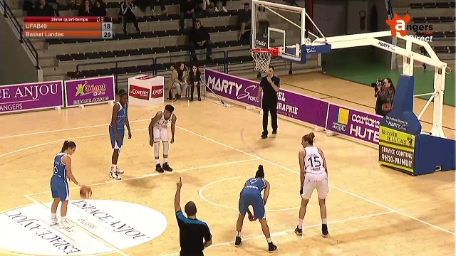 Eurocoupe féminine (1/8 aller) : Angers - Basket Landes