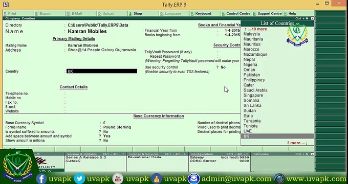 Lecture 2 how to creat more then one company in tally in hindi urdu