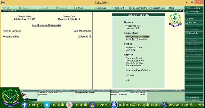 Lecture 14 how to withdraw from a bank account in tally in hindi urdu
