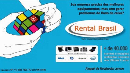 Aluguel de Notebooks Lenovo - Rental Brasil