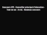 [PDF Download] Concours CPE - Conseiller principal d'éducation - Tout-en-un - 2e éd. - Nouveau