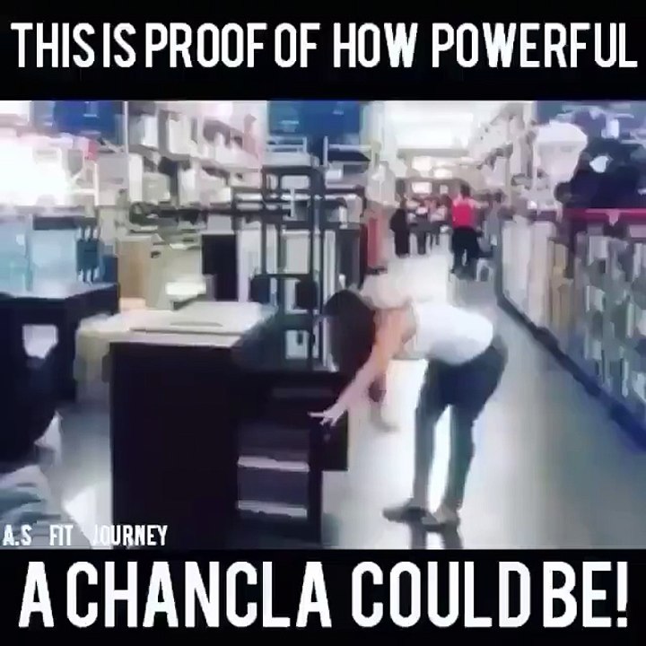 El poder de una chancla