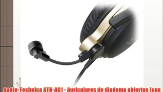 Audio-Technica ATH-AG1 - Auriculares de diadema abiertos (con micr?fono control remoto integrado