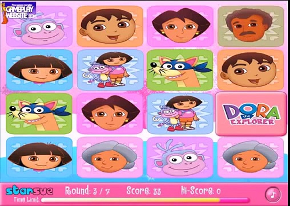 DORA mega memory Dora the Explorer Baby Girls games and cartoons HgXD8MGtMDE