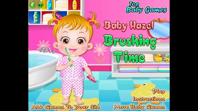 Baby Hazel Brushing Time Baby Games # Watch Play Disney Games On YT Channel