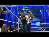 Roman Reigns, Dean Ambrose & Chris Jericho vs. Bray Wyatt, Harper & Rowan SmackDown, Jan. 28, 2016