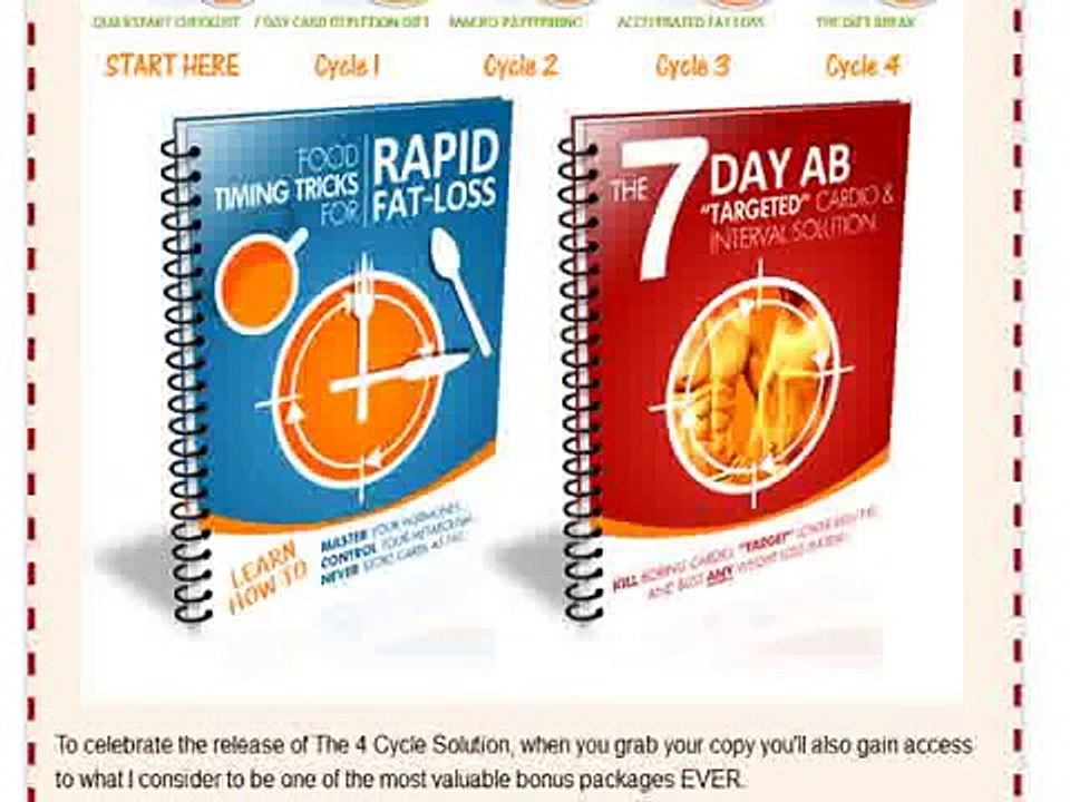 4 CYCLE FAT LOSS SOLUTION REVIEW   SHOCKING TRUTH OF SHAUN HADSALL 4 CYCLE FAT LOSS SOLUTION