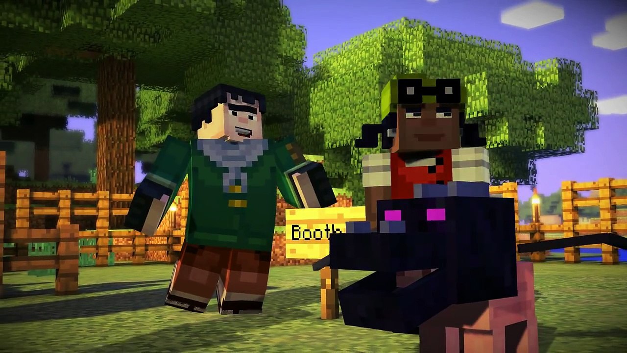 Minecraft- STORY MODE- The Order of the Stone - Part 2