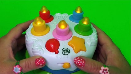LEAPFROG ELECTRONIC PRESCHOOLER BIRTHDAY CAKE TOY